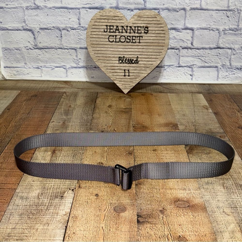 Columbia mens Everyday Casual Hook Buckle Fabric Web Belt